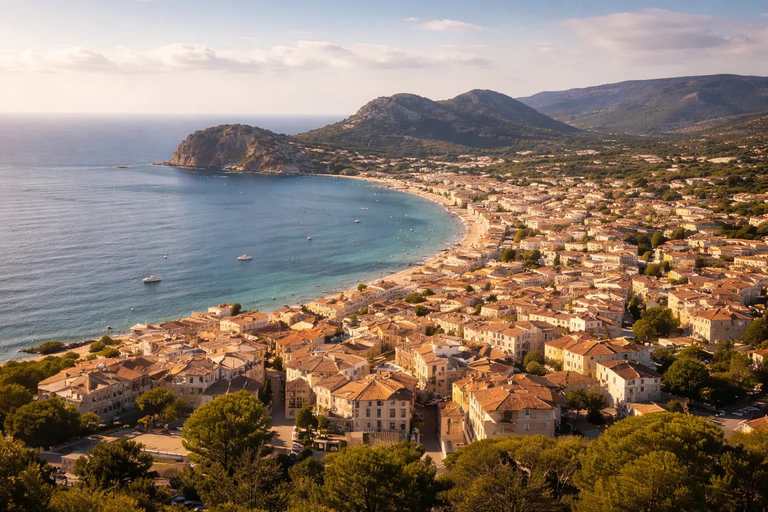 Vue aérienne de La Ciotat et son architecture méditerranéenne